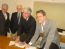 Da esquerda para direita: Leonel Rossi (diretor de assuntos internacionais ABAV), Carlos Alberto Amorim Ferreira (presidente ABAV), Andr� Nunes (Presidente Grupo Fitta)